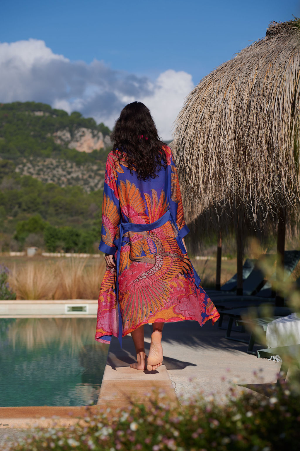 Robe de cobalt Crane