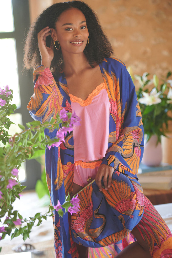 Crane Cobalt Grande Kimono