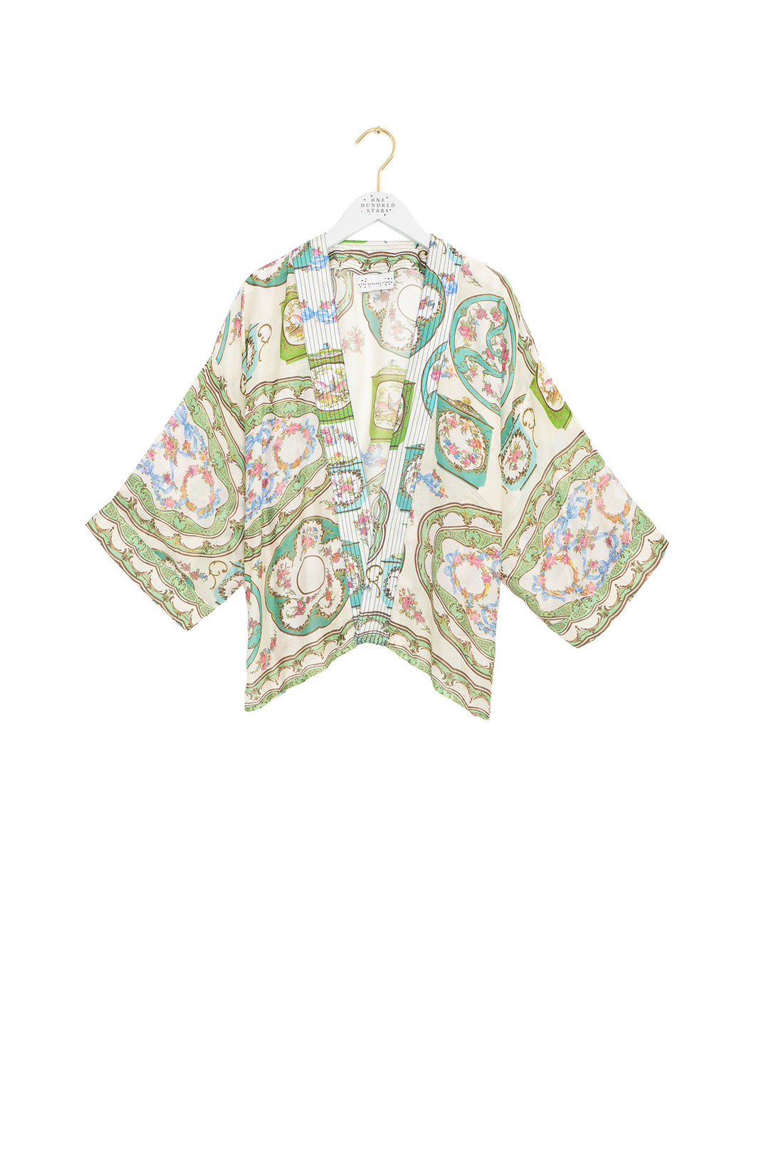 Afternoon Tea Green Kimono