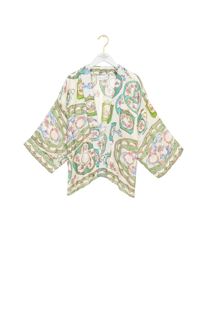 Afternoon Tea Green Kimono