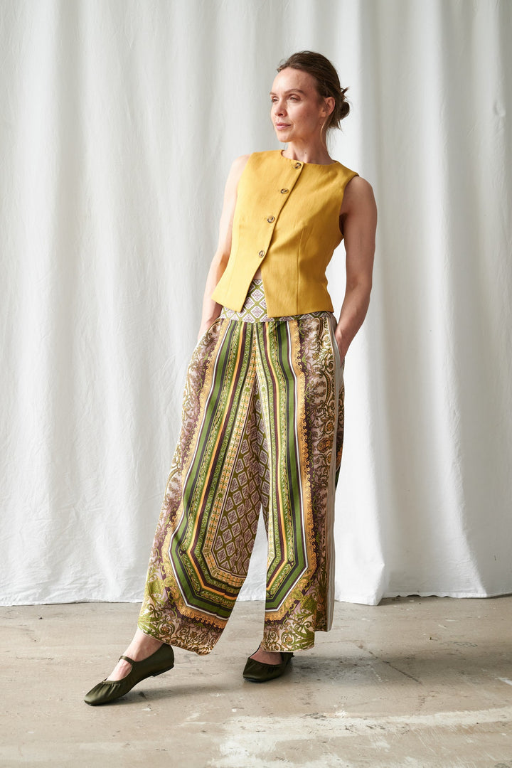 Amulet Green Palazzo Pants