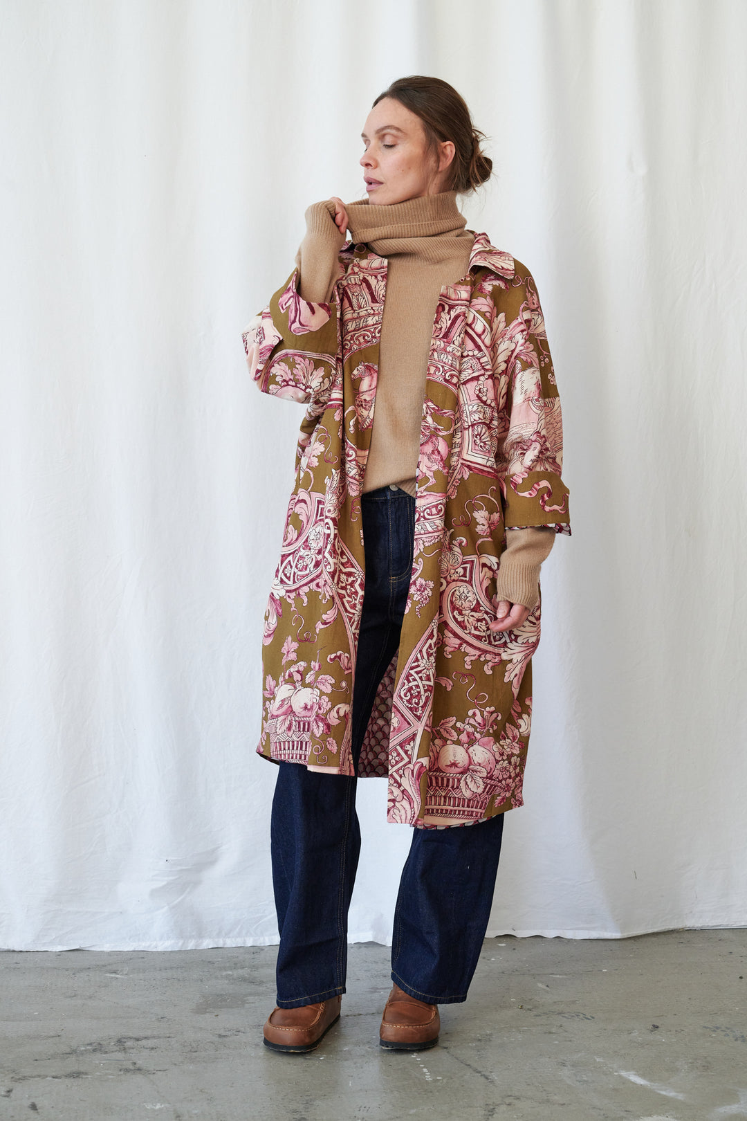 Manteau artisanal Angels Olive