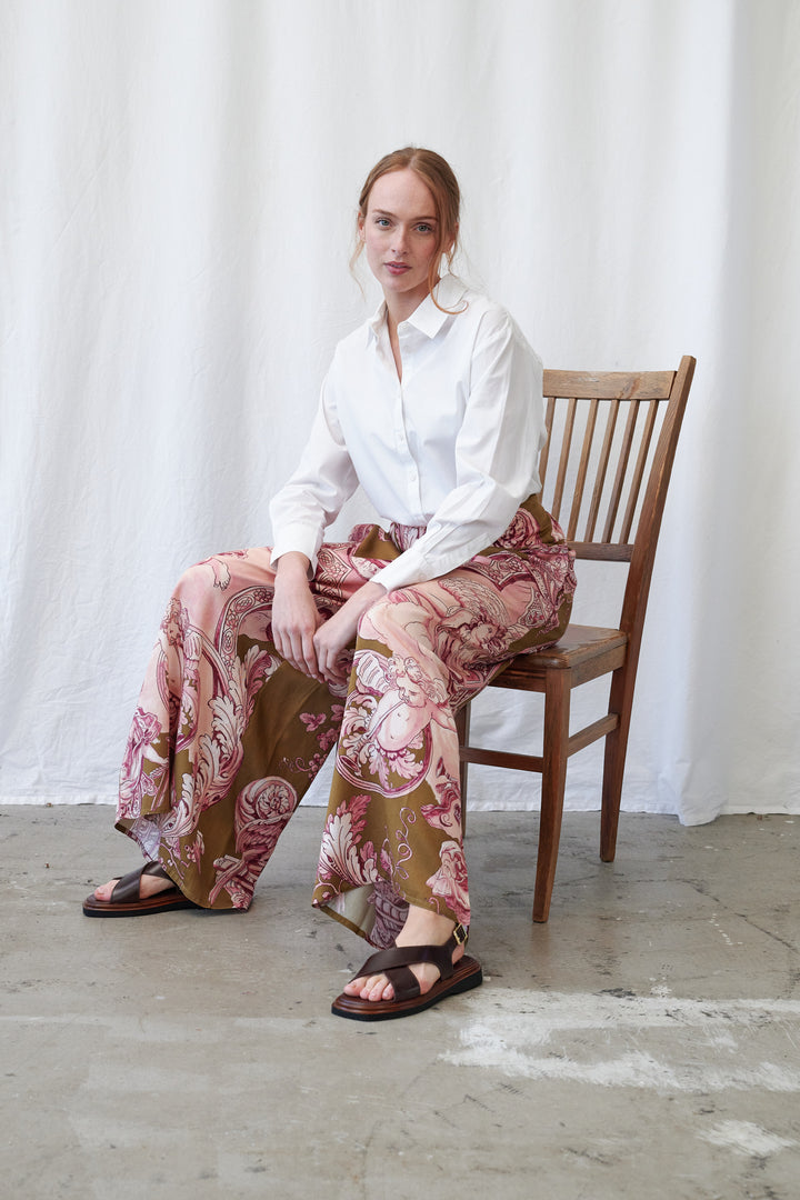 Pantalon palazzo Angels Olive