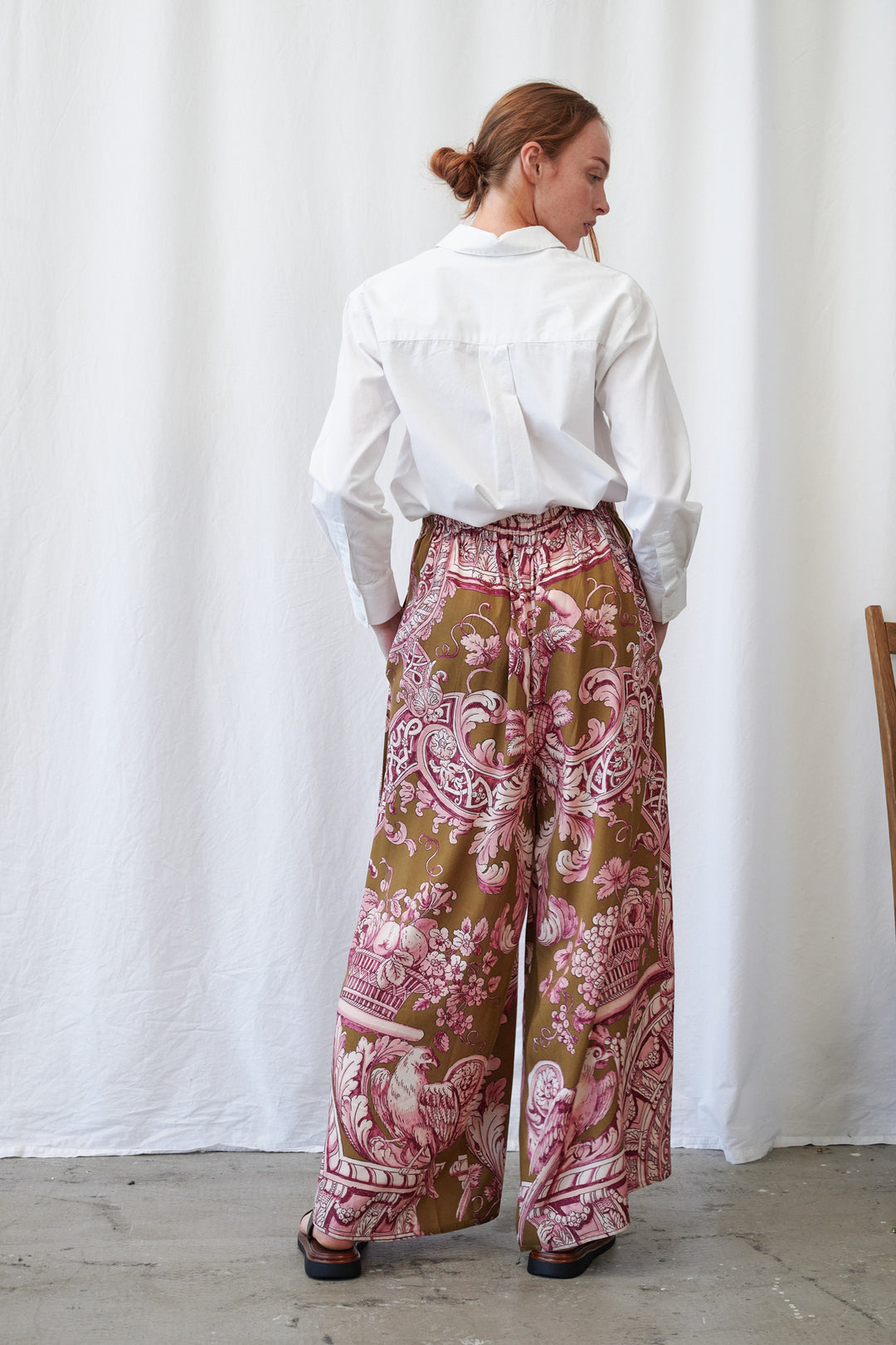 Pantalon palazzo Angels Olive