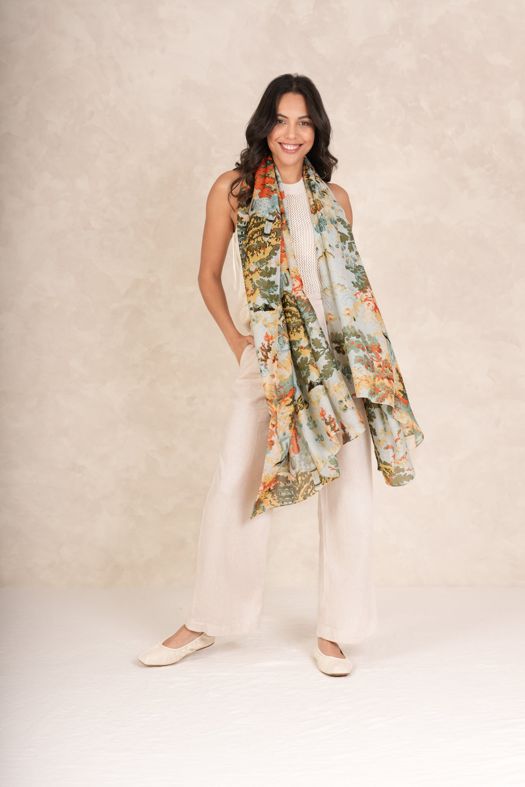 Bufanda China Tree Aqua