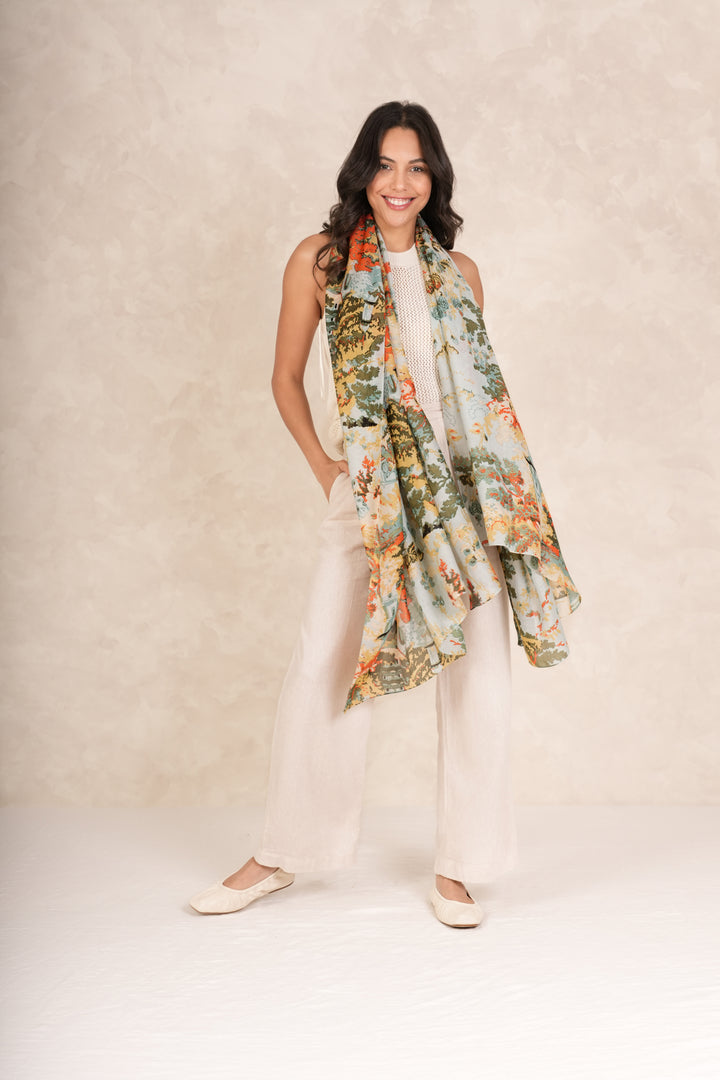Bufanda China Tree Aqua