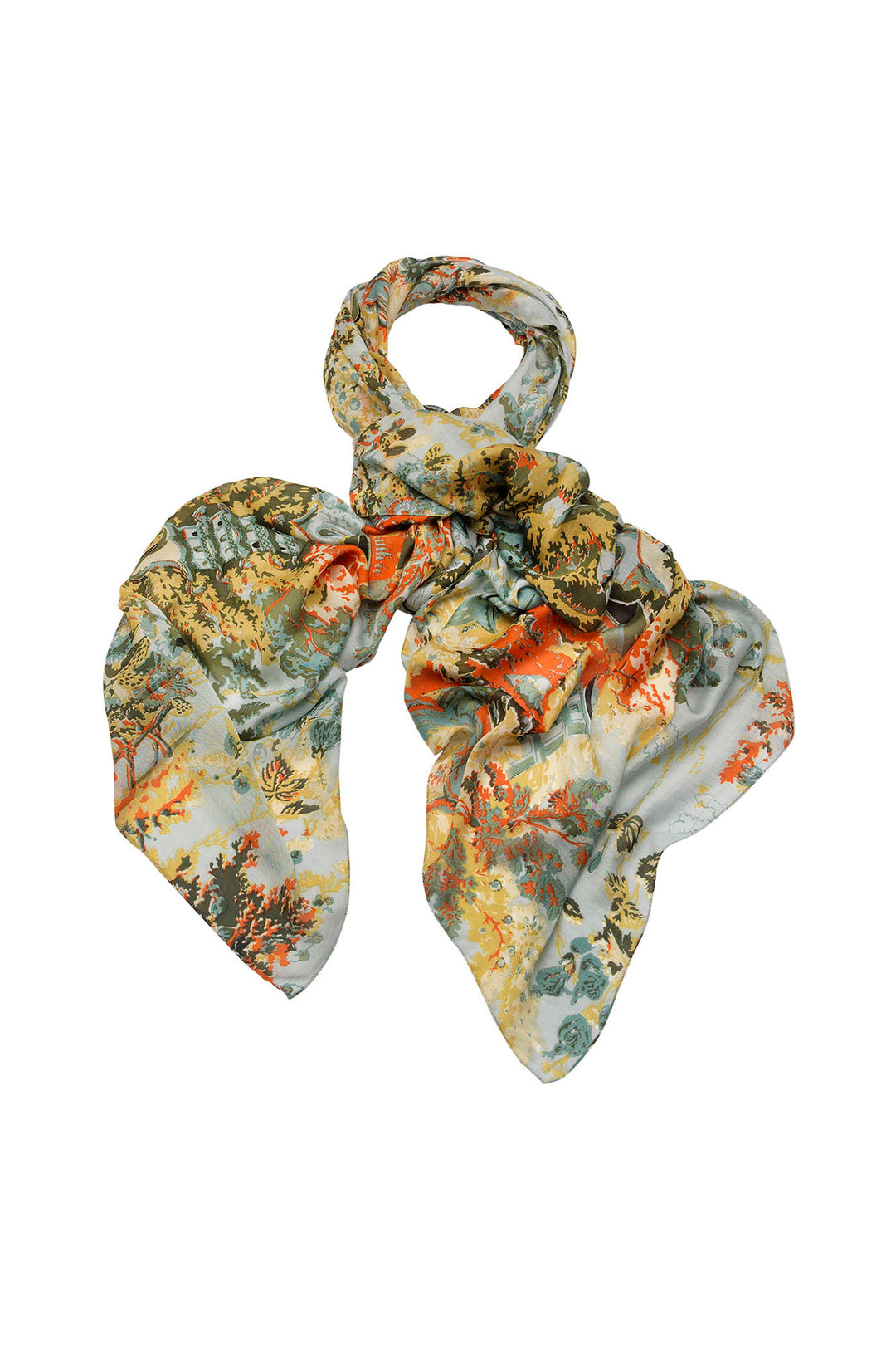 Bufanda China Tree Aqua