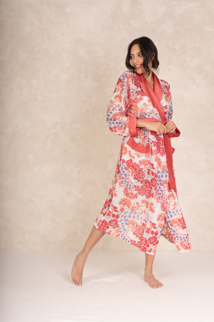 Robe écarlate à confettis