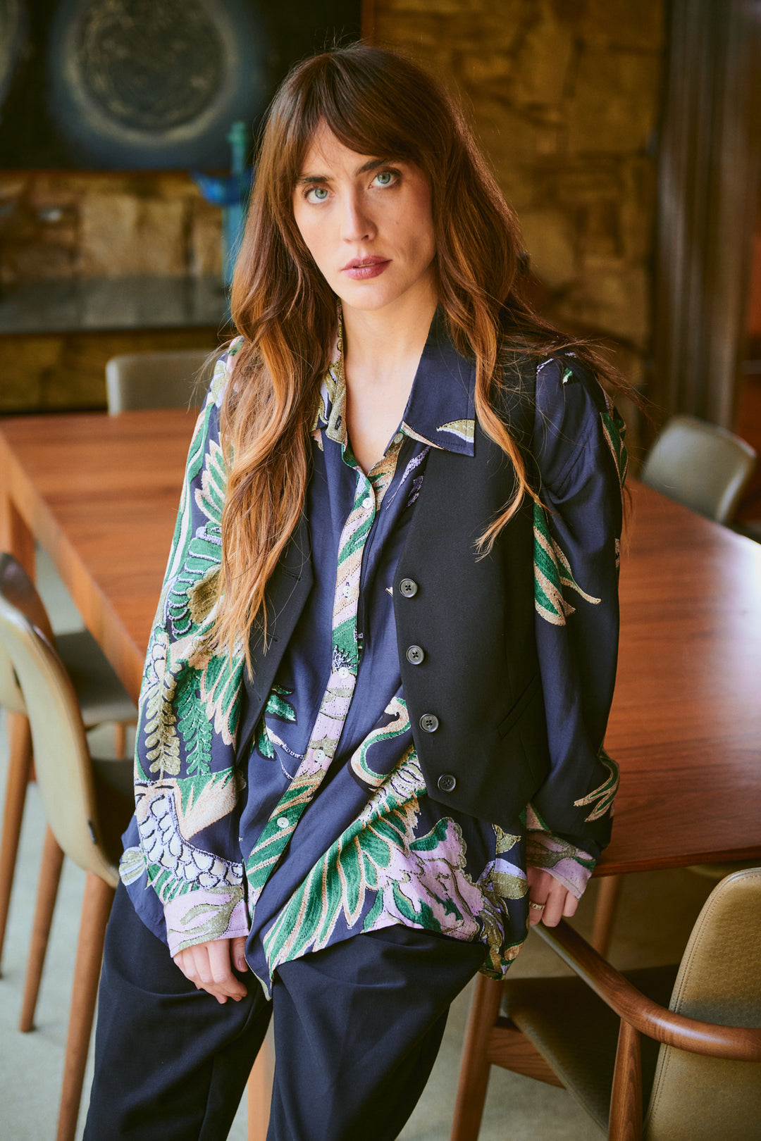 Crane Emerald Oversized Shirt