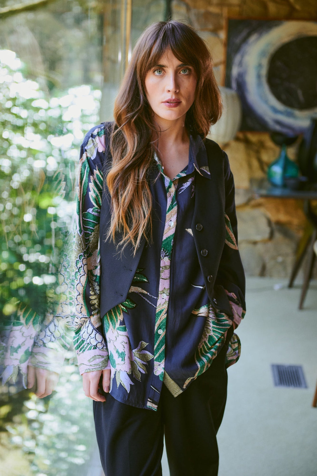 Crane Emerald Oversized Shirt