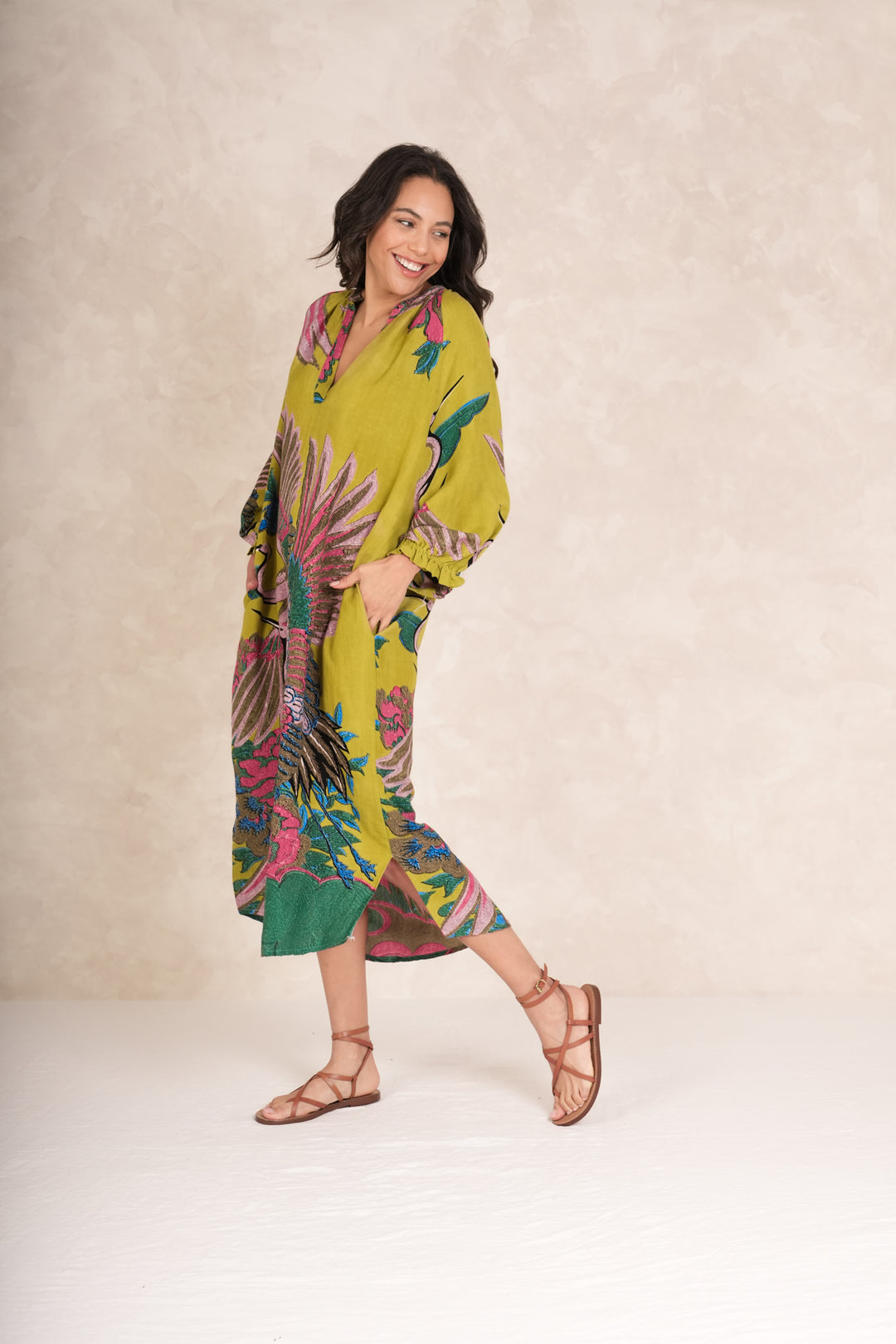 Robe raglan Crane Olive