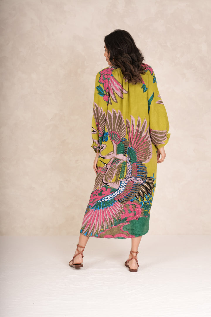 Robe raglan Crane Olive