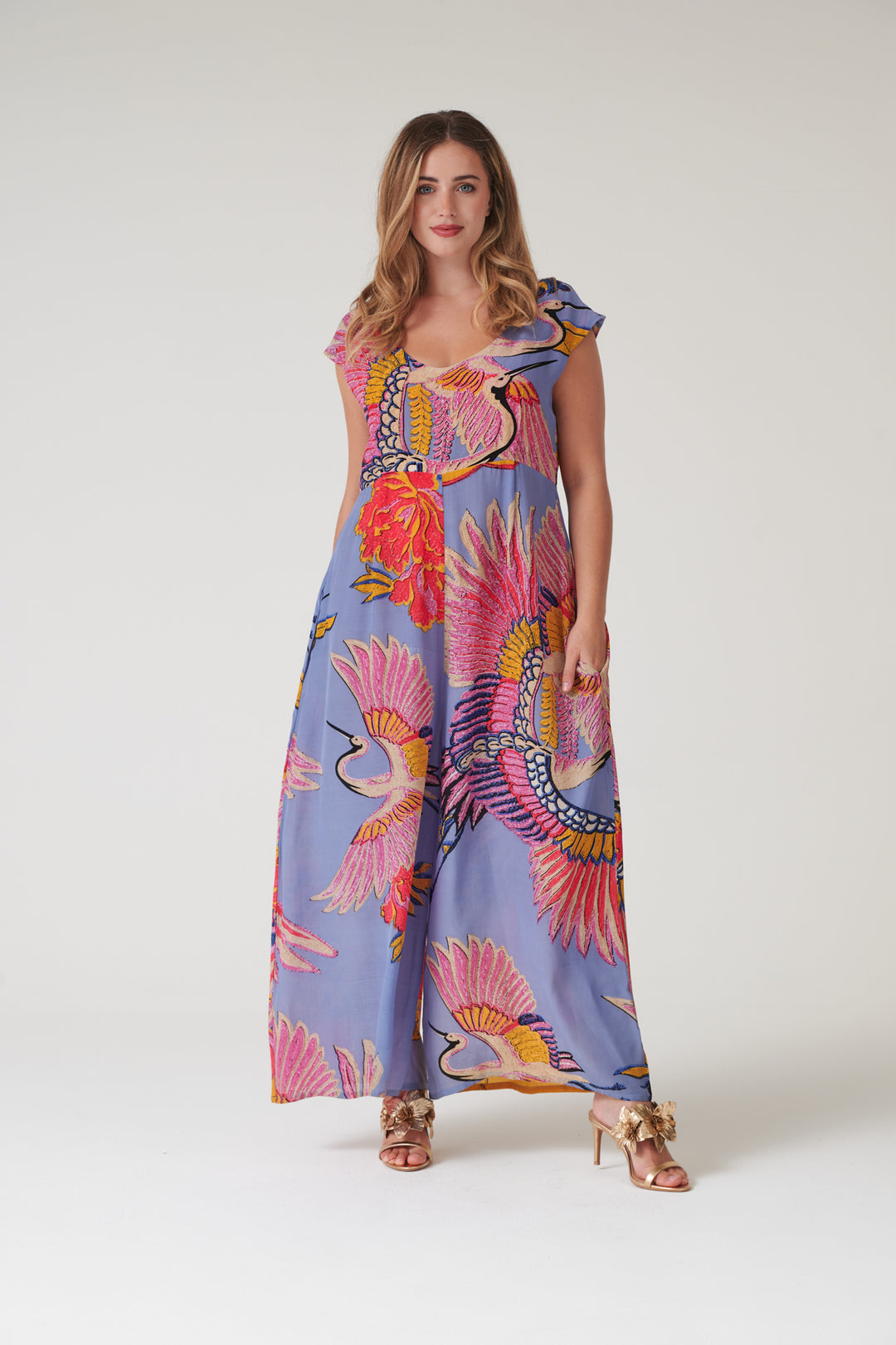 Crane Periwinkle Jumpsuit