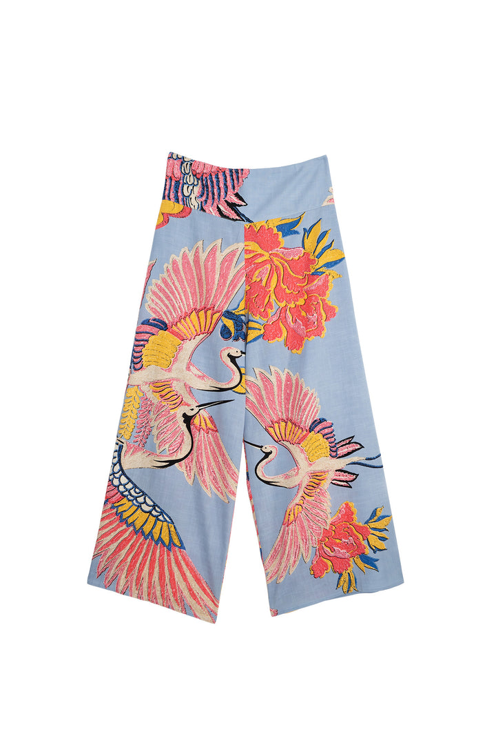 Crane Periwinkle Palazzo Pants