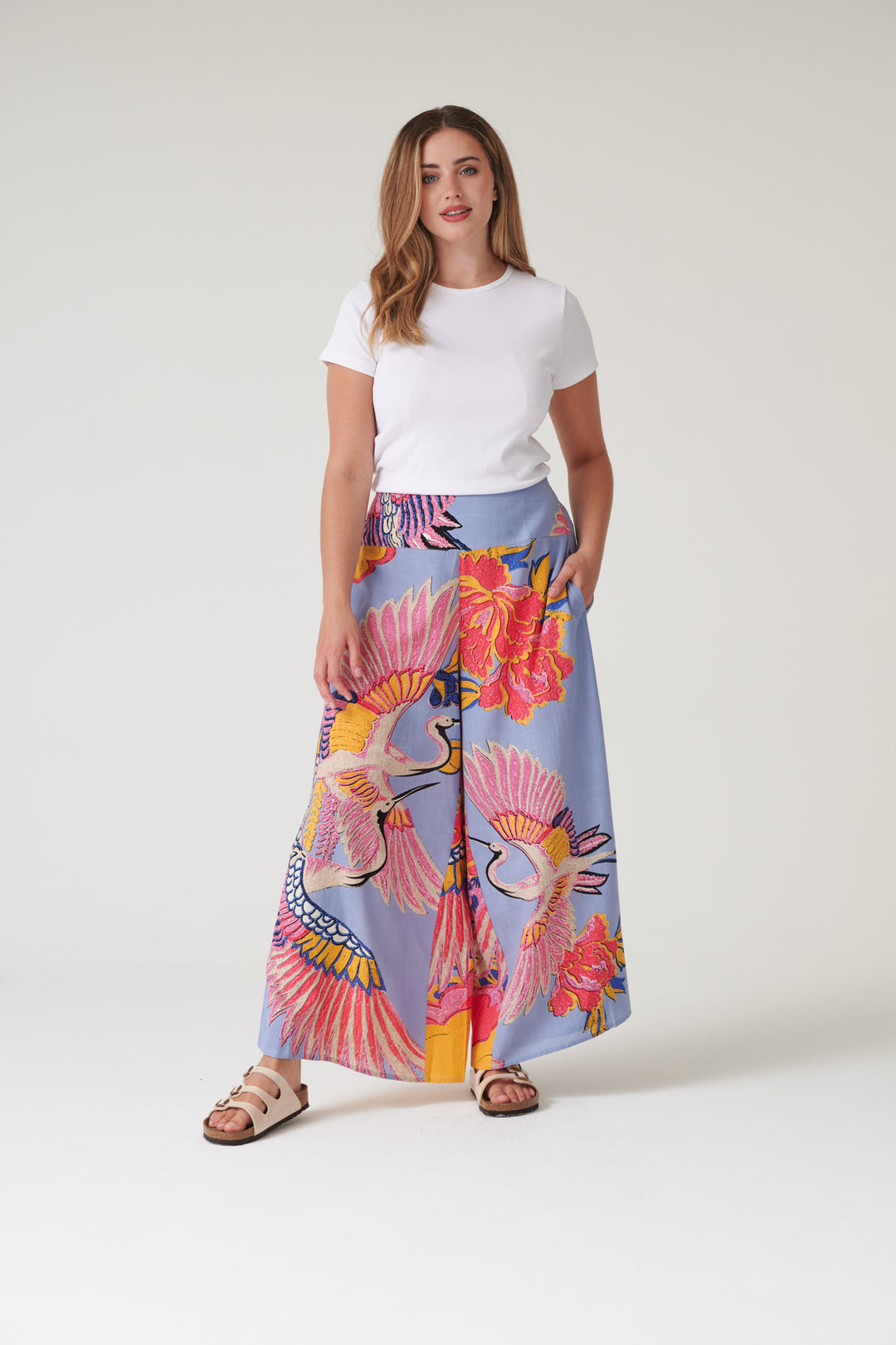 Crane Periwinkle Palazzo Pants