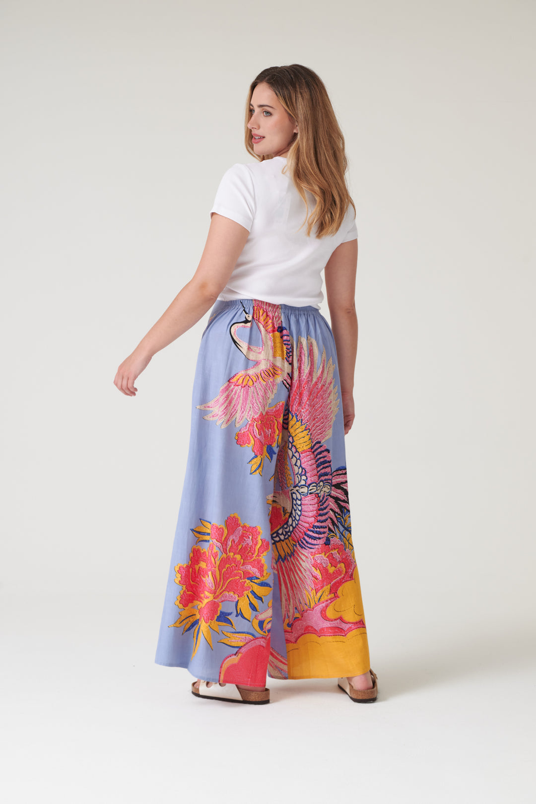 Crane Periwinkle Palazzo Pants