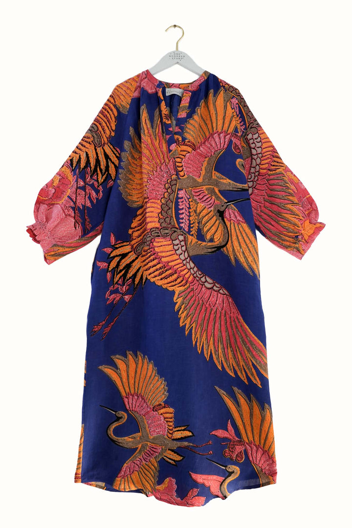 Robe raglan Crane Cobalt