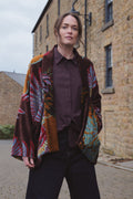 Crane Brown Velvet Pocket Jacket