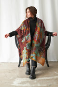 Crane Brown Wool Throwover