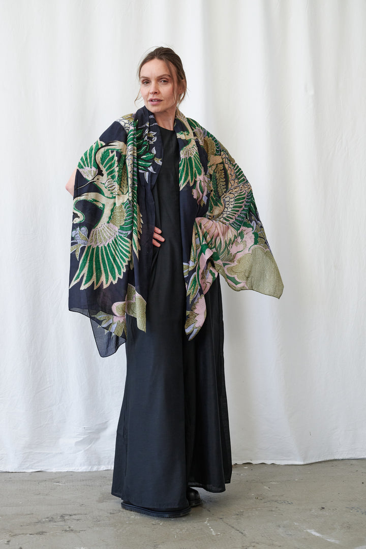 Crane Emerald Scarf