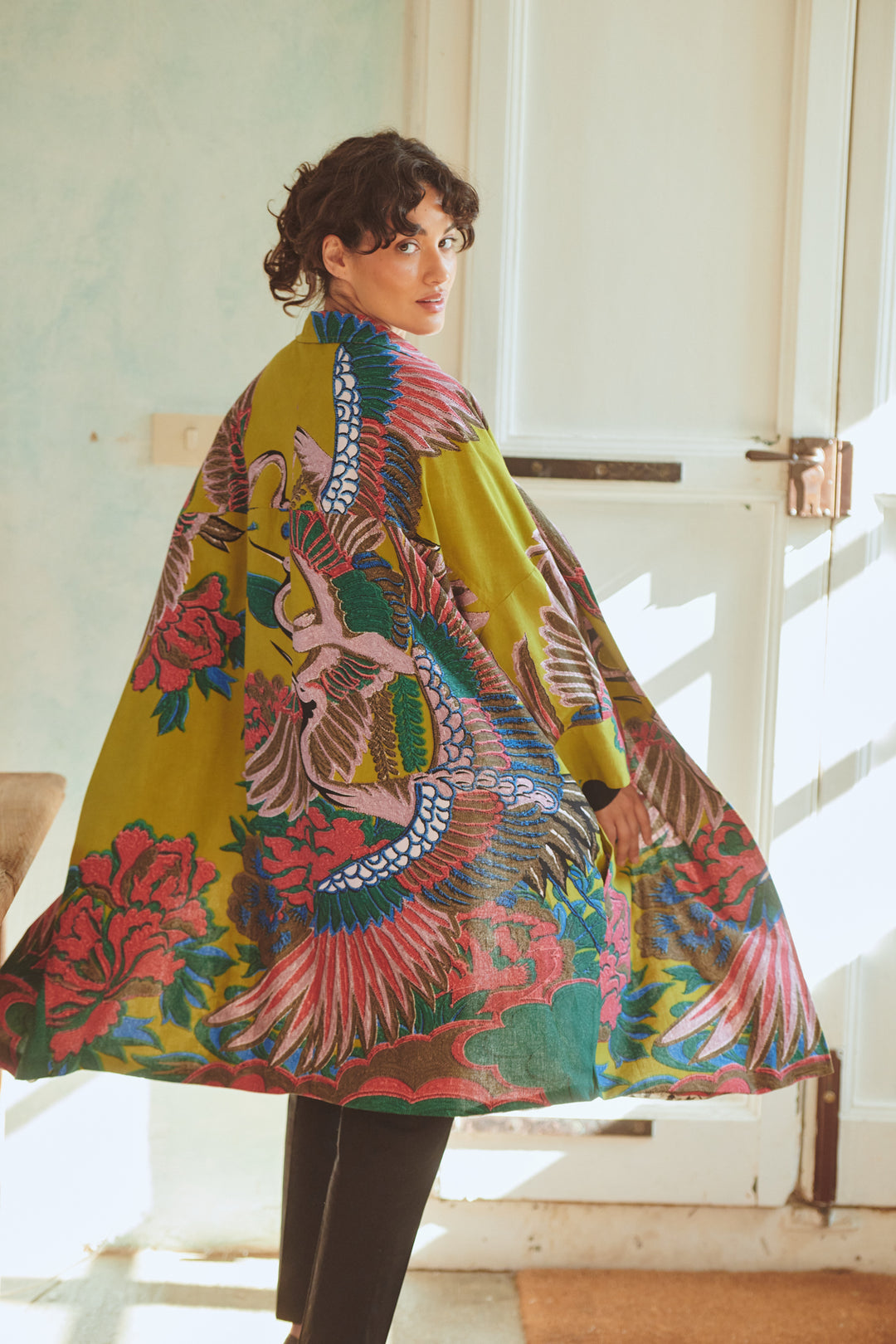 Crane Olive Artisan Coat