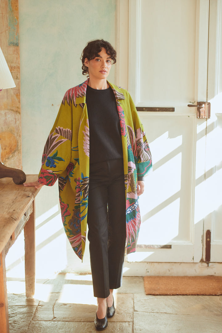 Crane Olive Artisan Coat