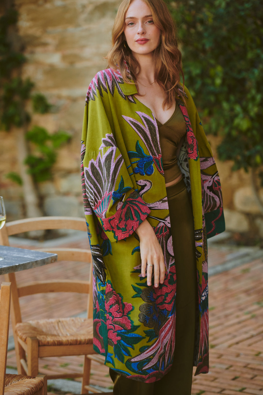 Crane Olive Artisan Coat