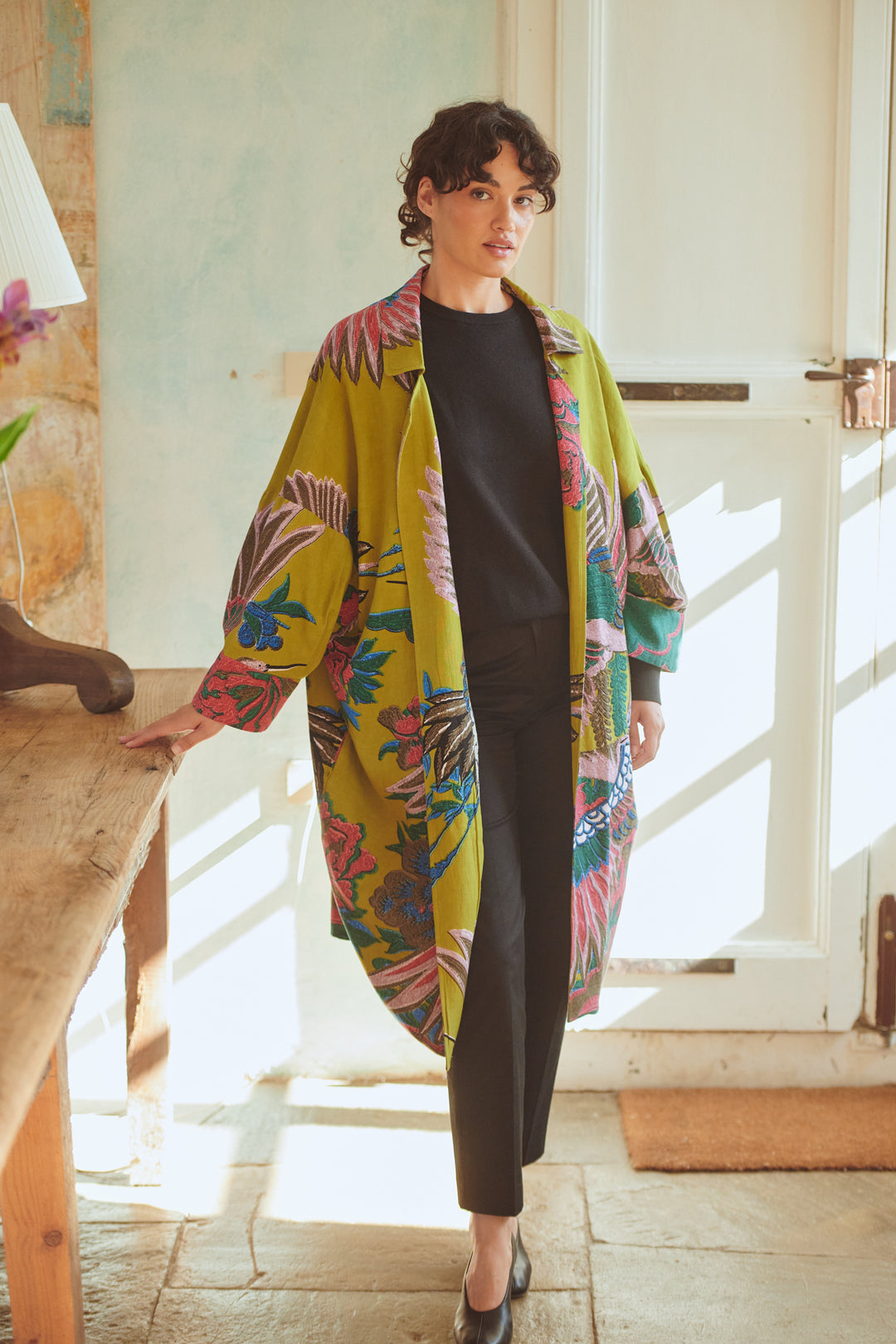 Crane Olive Artisan Coat
