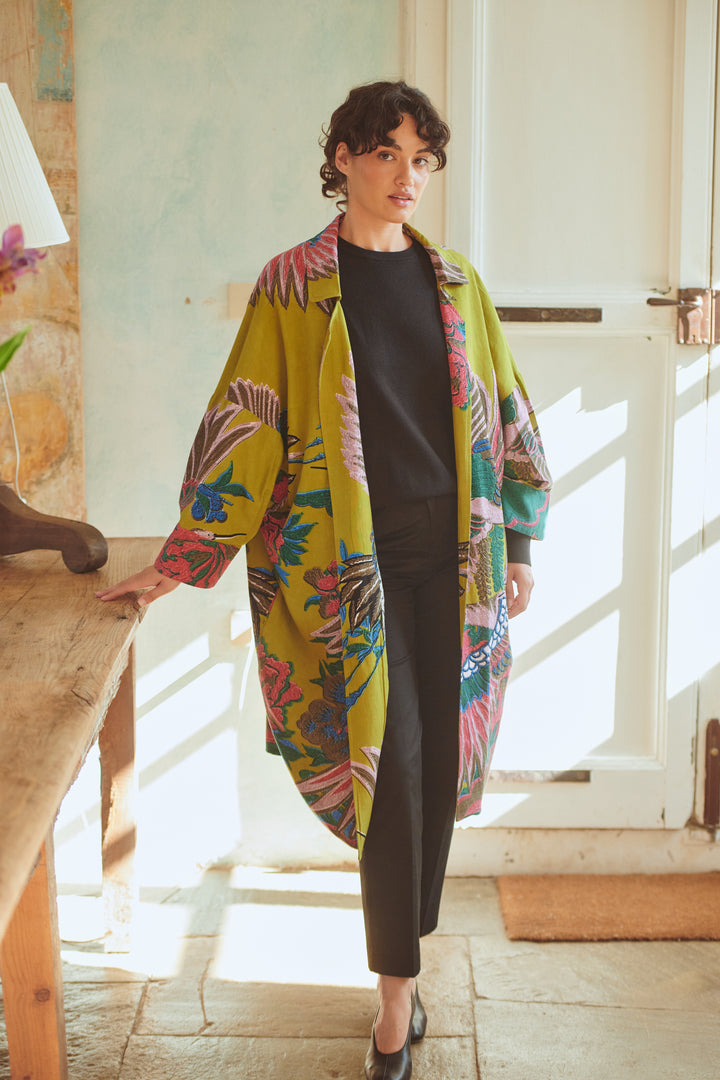 Crane Olive Artisan Coat