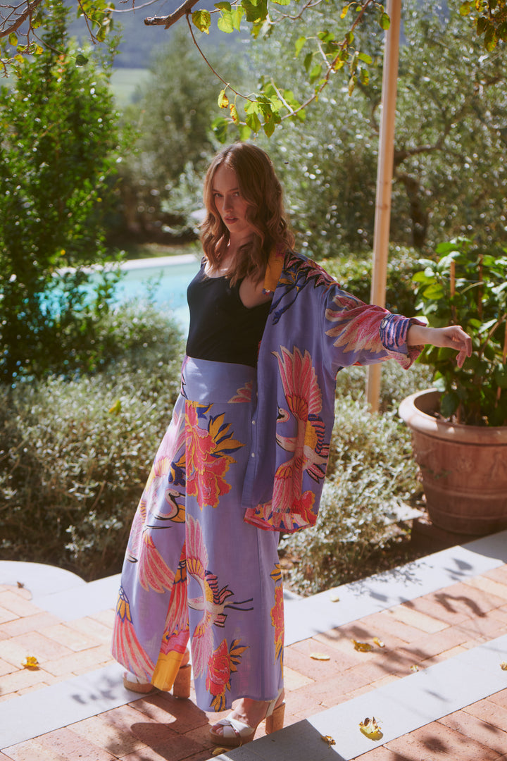 Crane Periwinkle Palazzo Pants