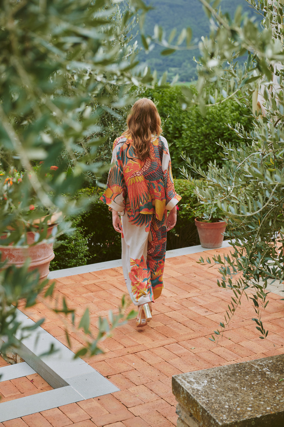 Crane Stone Palazzo Pants