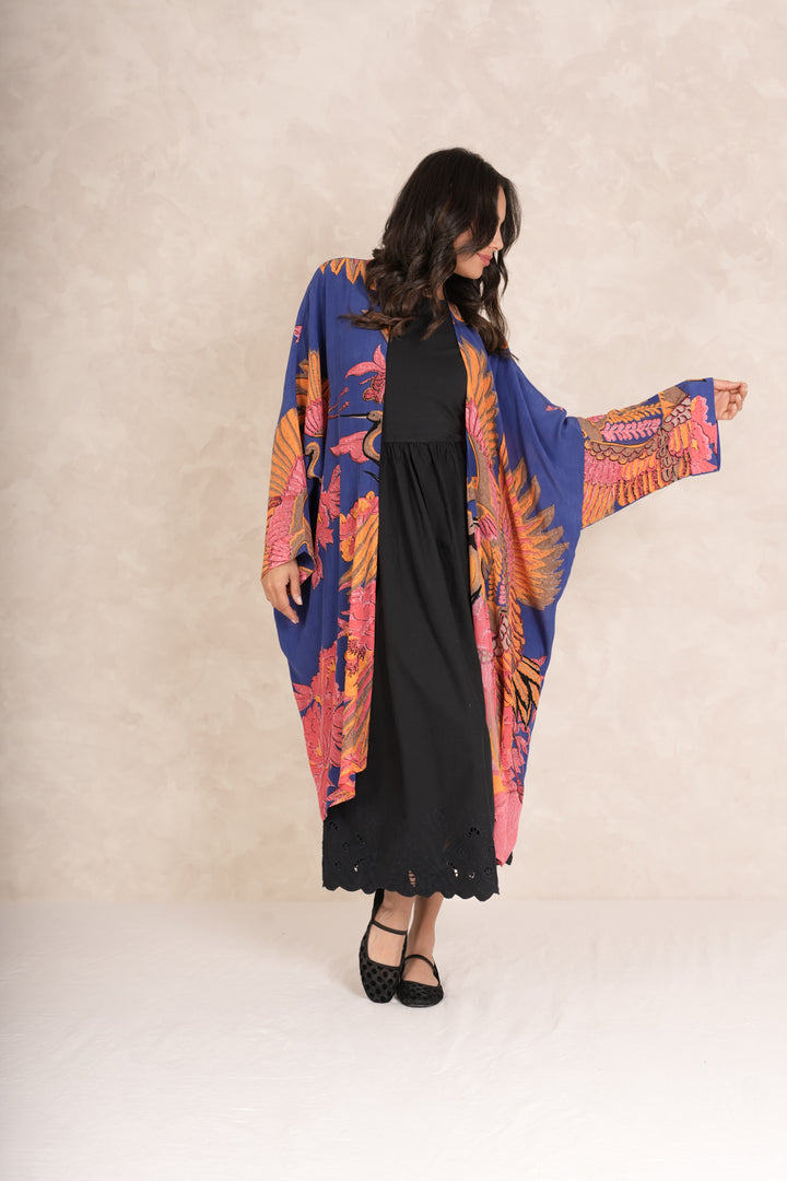 Crane Cobalt Grande Kimono