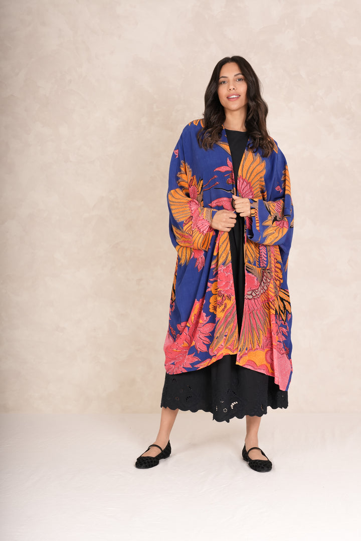 Crane Cobalt Grande Kimono
