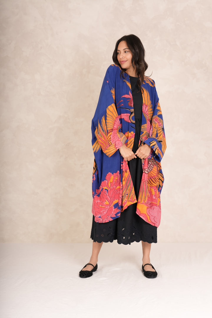 Crane Cobalt Grande Kimono
