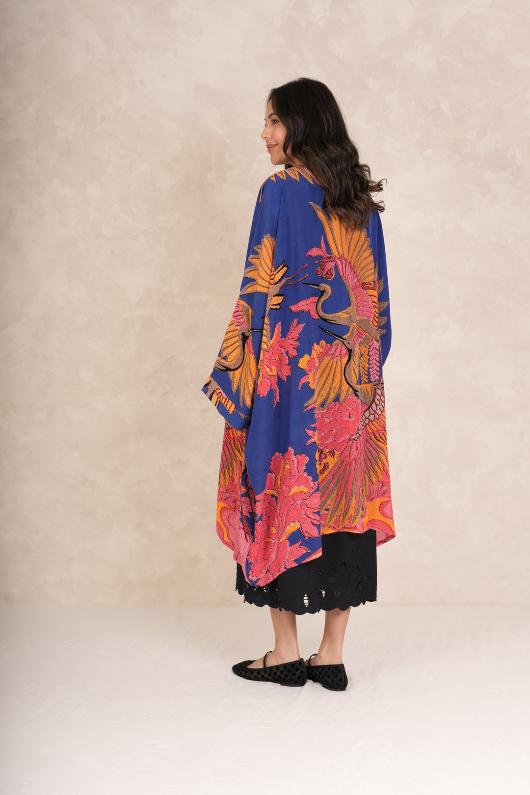 Crane Cobalt Grande Kimono