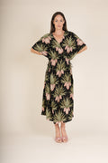 Deco Bud Black String Dress