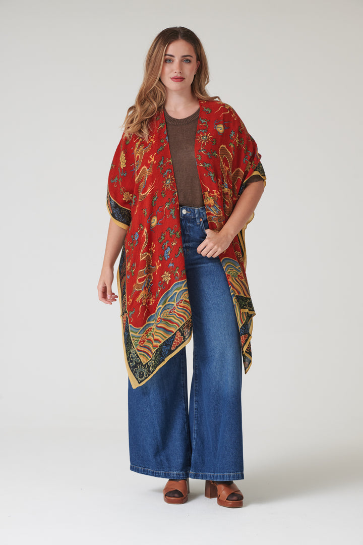 Dragon Rust Wool Throwover