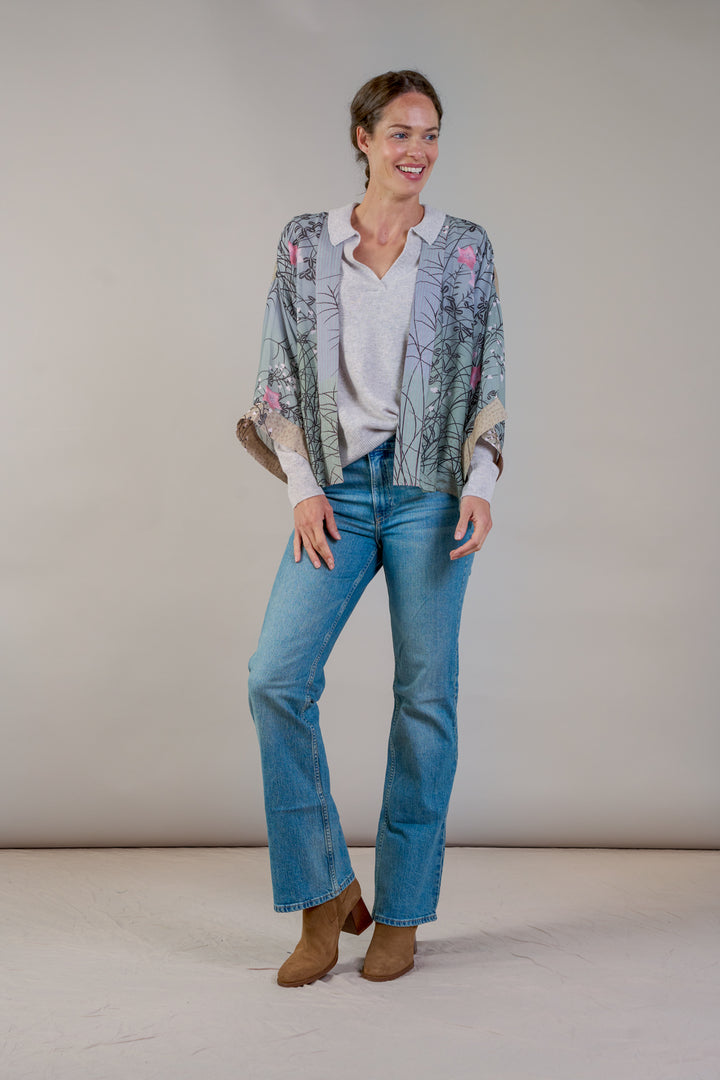 Dunes Grey Kimono