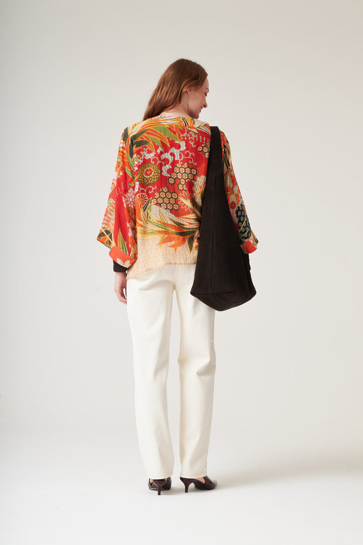 Fans Scarlet Kimono