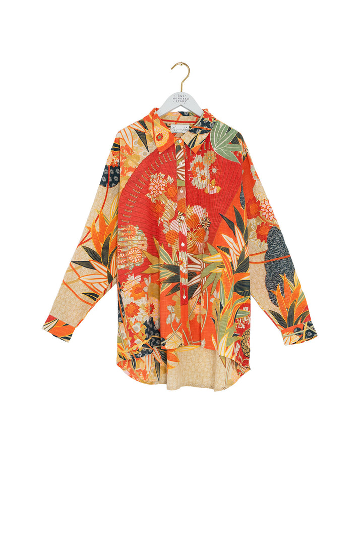 Fans Scarlet Oversized Shirt