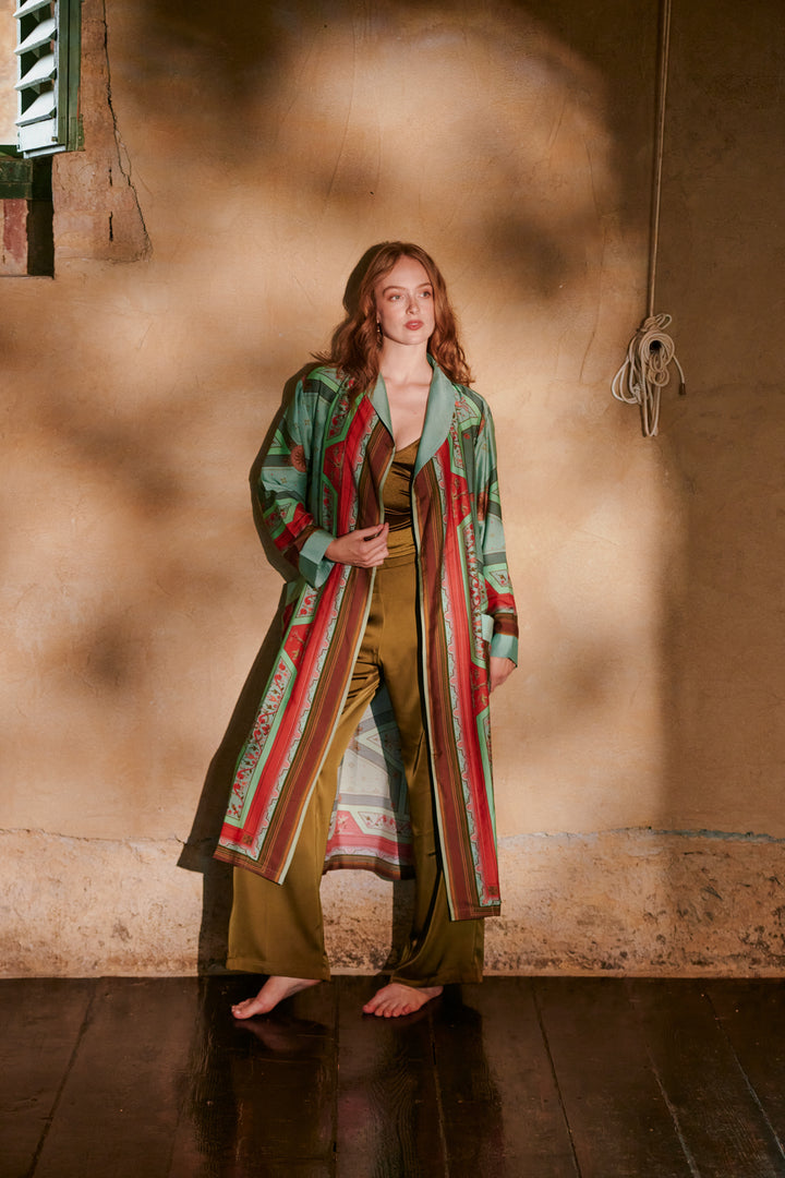 Robe Fleur de Lys Aqua