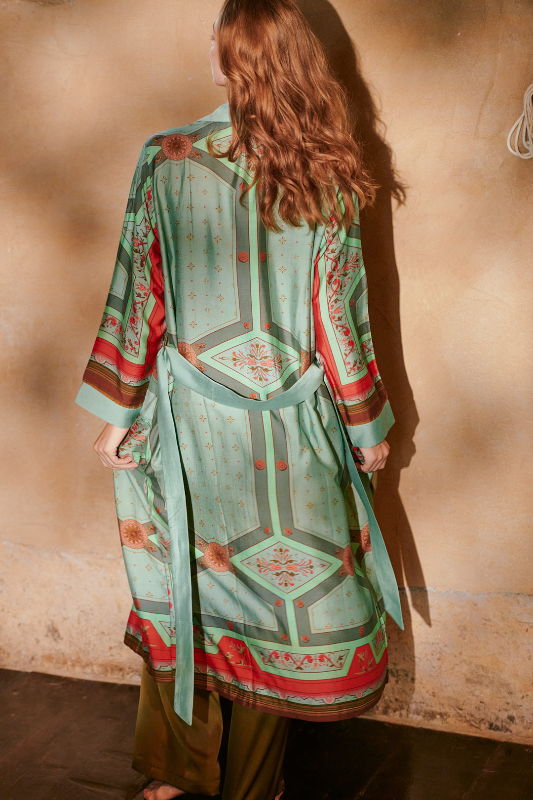 Robe Fleur de Lys Aqua