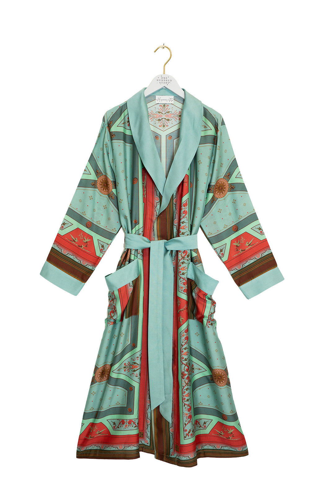 Robe Fleur de Lys Aqua