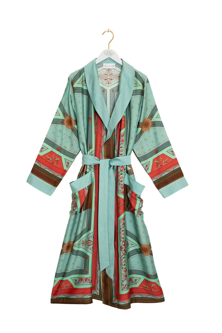 Robe Fleur de Lys Aqua