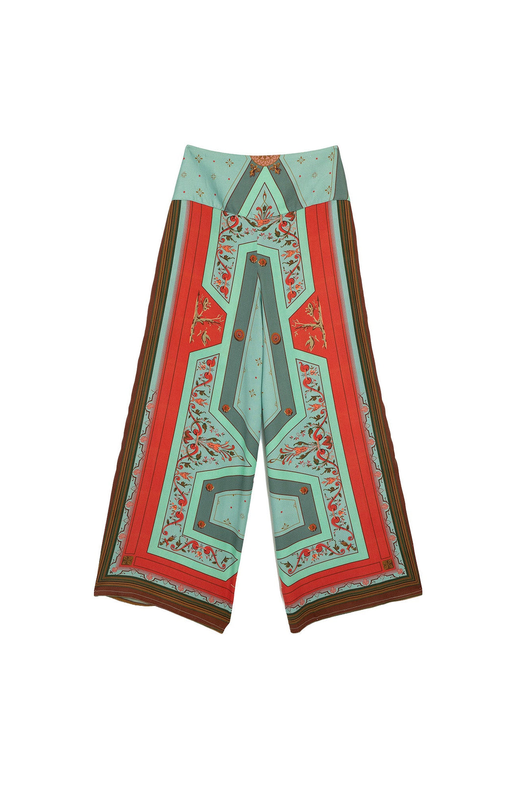 Pantalon Palazzo Aqua Fleur De Lys