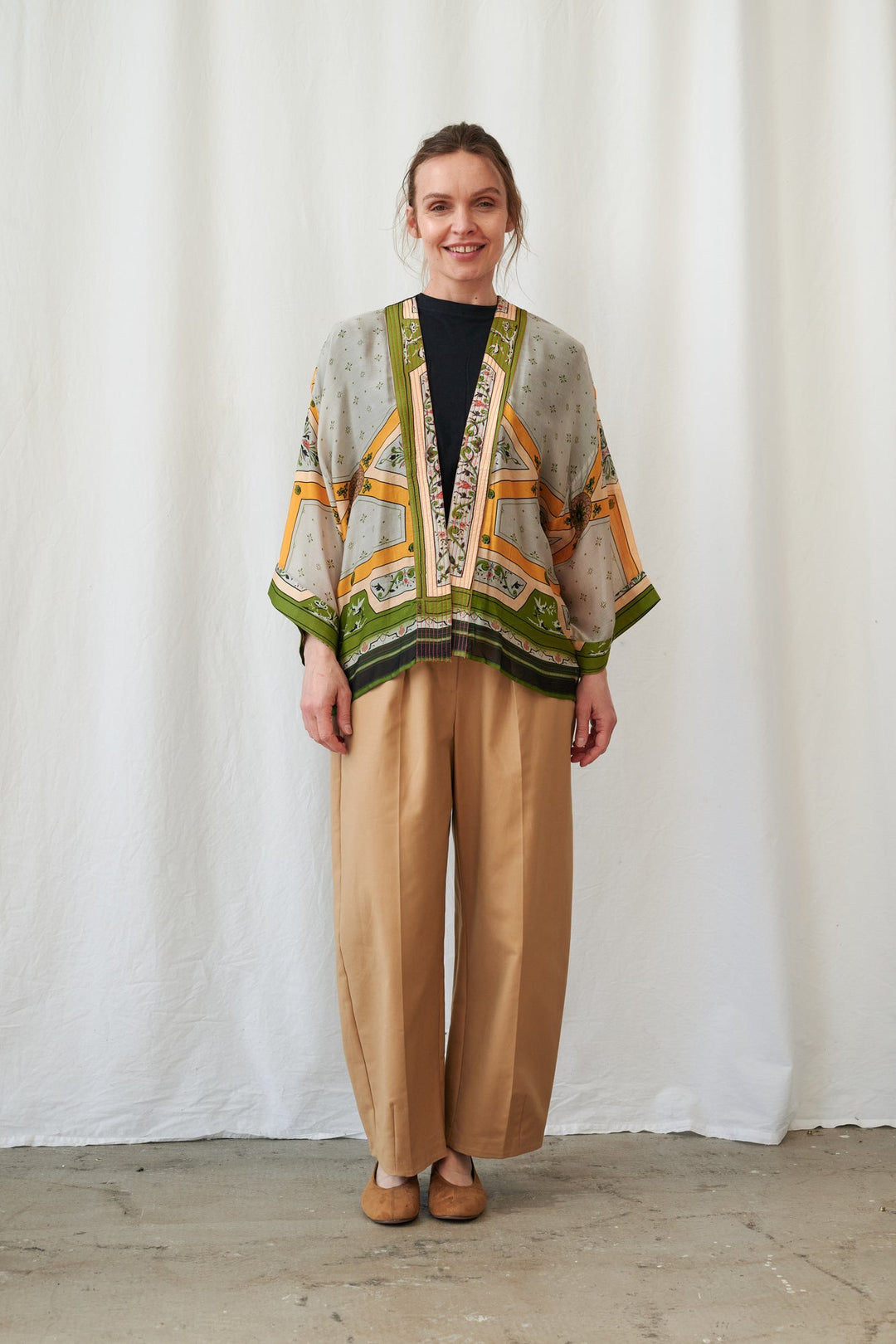 Kimono doré Fleur de Lys