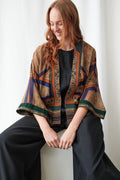 Fleur De Lys Sand Kimono