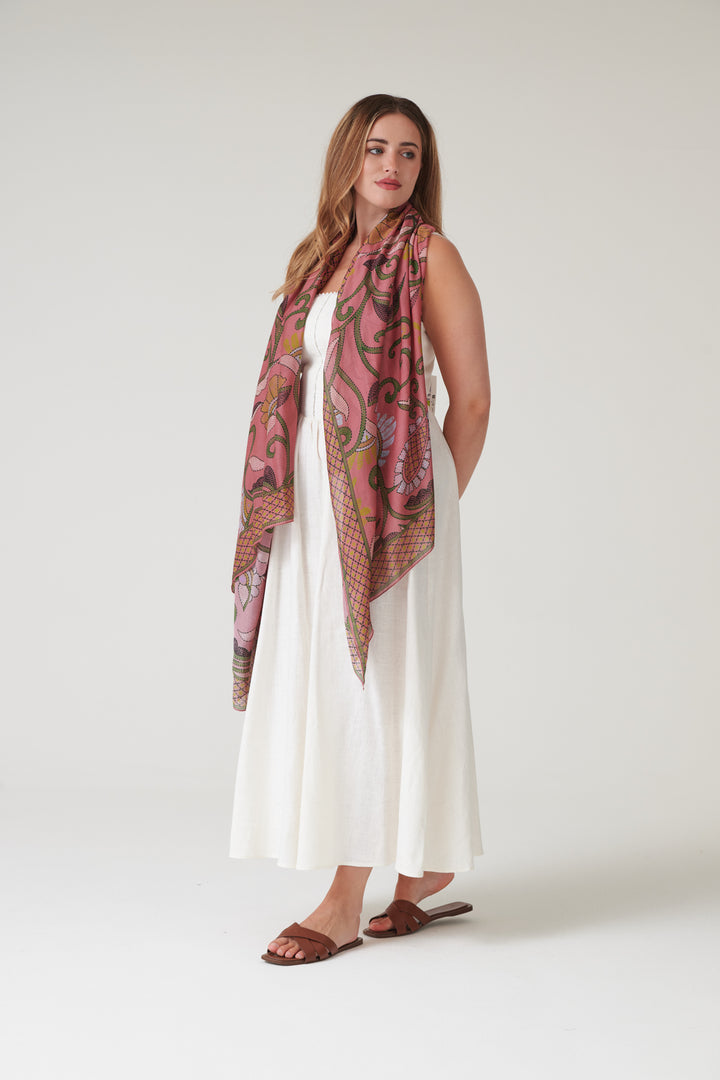 Giant Kantha Dusk Scarf