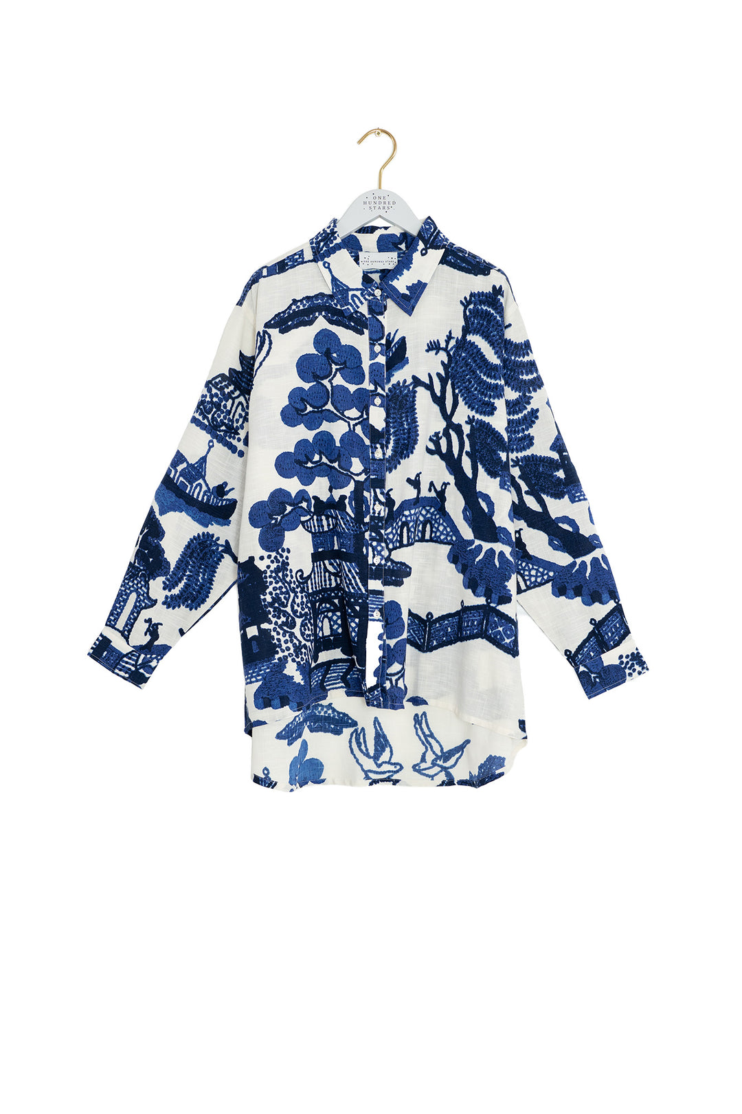 Giant Willow Blue Oversized Shirt
