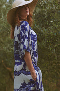 Giant Willow Blue Obi Dress